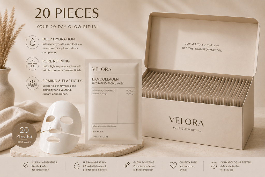 Velora Collagen Hydrating Facial Mask